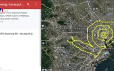 Vẽ hình thần tượng trên bản đồ bằng thiết bị GPS