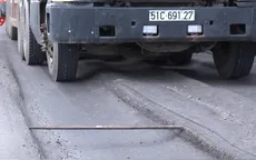 Đường lún “sống trâu” gây mất ATGT trên QL1A