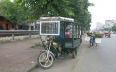 Hà Nội: Cả thành phố chỉ  30 xe ba bánh được cấp phép