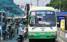 TP.HCM thí điểm 2 đường có làn riêng dành cho xe bus