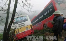 Ninh Bình: Hai xe ô tô lao xuống bờ sông, 1 người tử vong