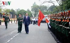 Chủ tịch nước Trần Đại Quang thăm và làm việc với Quân đoàn 4