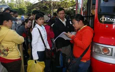 Hà Nội: Bố trí xe đón học sinh, công nhân về nghỉ Tết