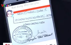 Chưa có con số chính xác lượng hồ sơ đã thực hiện tại văn phòng công chứng giả