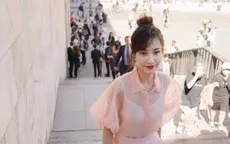 Người đẹp Dương Tuyết bất ngờ tái xuất tại Tuần lễ thời trang Milan