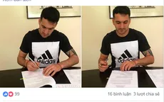 V.League: Tiền đạo Matias Jadue ký hợp đồng mới với CLB TP Hồ Chí Minh