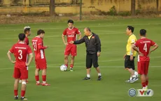 ẢNH: Cầu thủ CLB Hà Nội hội quân cùng ĐTQG Việt Nam tập luyện cho AFF Cup 2018