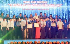 Trao giải thưởng "Thanh niên sống đẹp 2018"