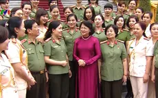 Nữ Công an nhân dân góp phần xây dựng bảo vệ Tổ quốc