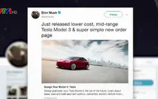 Tesla tung ra thị trường xe Model 3 với giá thành rẻ