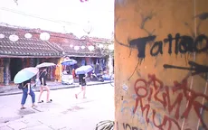 Những bức tường phố cổ Hội An nham nhở bởi hình vẽ Graffiti