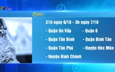 Cắt nước ở 8 quận, huyện TP.HCM