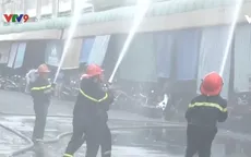 Diễn tập chữa cháy và cứu nạn tại chợ Sa Đéc, Đồng Tháp