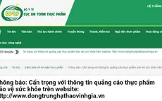Cẩn trọng với thông tin quảng cáo thực phẩm bảo vệ sức khỏe Đông trùng hạ thảo Vinh Gia