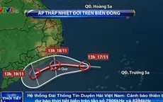 Áp thấp nhiệt đới gây mưa lớn ở các khu vực phía Nam