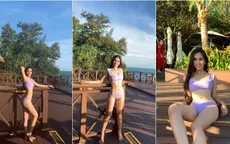 Hoa hậu Tiểu Vy diện bikini khoe cơ bụng săn chắc tại Miss World