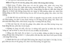 Một trường Đại học ở TP.HCM cấm sinh viên 'nói xấu' thầy cô trên mạng xã hội
