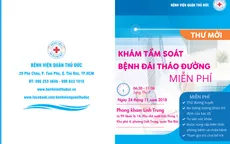 TP.HCM: Khám, tầm soát bệnh đái tháo đường miễn phí