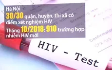Hà Nội mở rộng xét nghiệm HIV tới 95% xã, phường
