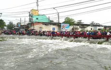 Hiểm họa từ việc người lớn, trẻ nhỏ đua nhau câu cá tại kênh sâu sau bão