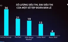Doanh nghiệp ngoại bắt đầu cuộc đua mở rộng hệ thống đại siêu thị