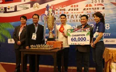 Kỳ thủ Trần Tuấn Minh vô địch giải cờ vua Pattaya