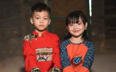 Cặp đôi mẫu nhí gây bão với bộ ảnh tại làng gốm Bát Tràng