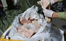 Lạng Sơn bắt gần 800kg nầm lợn nhập lậu