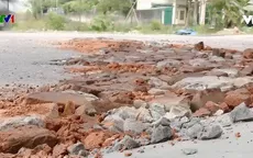 Quốc lộ 37 xuống cấp gây mất an toàn giao thông