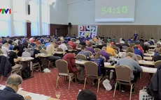 Hàng trăm người tranh tài giải vô địch thế giới Sudoku