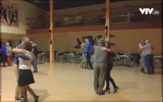 Lớp học nhảy Tango ở thành phố Madrid