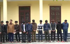 Triệt phá sới bạc chuyên nghiệp trên sông Mã, bắt giữ 16 đối tượng