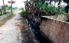 Sự cố tràn dầu ra ruộng ở Thanh Hóa: Bao lâu mới khắc phục xong?