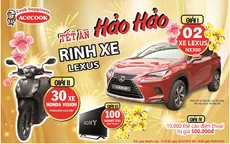 "Tết ăn Hảo Hảo, rinh xe Lexus"