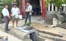 Xây dựng rãnh thoát nước, chấm dứt tình trạng ngập nước nhà dân ven QL1