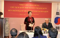 Chủ tịch Quốc hội thăm Đại sứ quán Việt Nam tại Hàn Quốc