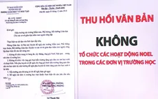 Huyện Nhà Bè thu hồi văn bản “trường học không tổ chức Noel” do nhầm lẫn