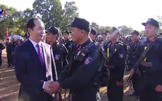 Chủ tịch nước thăm Trung đoàn Cảnh sát cơ động Tây Nguyên