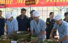 Bộ Tư lệnh Vùng 3 Hải quân tổ chức hội thi gói bánh chưng