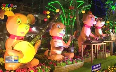 Hàng nghìn người tham quan đường hoa nghệ thuật Cần Thơ