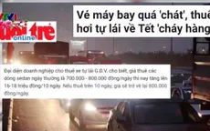 Dịch vụ thuê xe ô tô tự lái dịp Tết Nguyên đán khan hàng