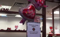 Văn phòng đăng ký kết hôn ở sân bay thành phố Las Vegas, Mỹ