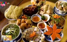 Mâm cơm ngày Tết của người Hà thành xưa