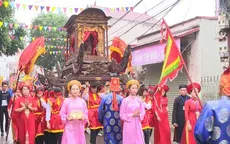 Khai hội đền Hai Bà Trưng (Mê Linh, Hà Nội)