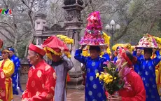 Không còn tranh cướp lộc ở lễ hội Gióng đền Sóc 2018
