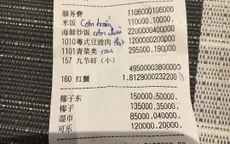 Nhà hàng ở Đà Nẵng xuất phiếu tính tiền bằng tiếng Trung Quốc