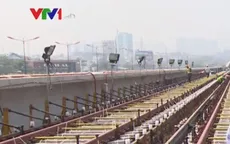 TP.HCM: Hơn 2km đường ray đầu tiên của tuyến Metro số 1 đã hoàn thành