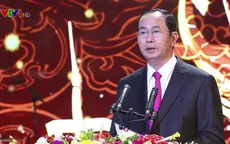 Chủ tịch nước Trần Đại Quang dự chương trình Xuân Quê hương 2018