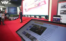 Gian trưng bày của VTV tại Hội Báo toàn quốc 2018 thu hút khán giả với công nghệ thời 4.0