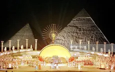 Biểu diễn opera dưới chân kim tự tháp Ai Cập